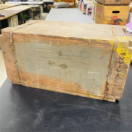 NOS WW2 Army Surplus Harley Davidson Crate of Sprockets
