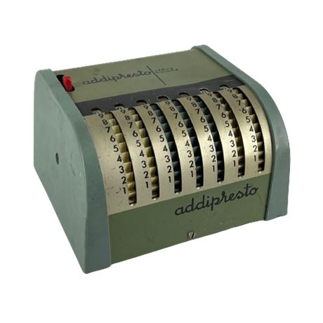 Vintage Bevetti Addipresto Adding Machine