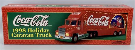 NOS Coca-Cola Limited Edition 1998 Holiday Caravan Truck