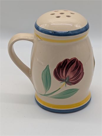 Lennox Poppies on Blue Terra Cotta Portugal Cheese Shaker