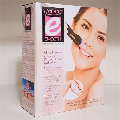 Verseo eSmooth Electrolysis Permanent Hair Reduction System, NEW IN BOX