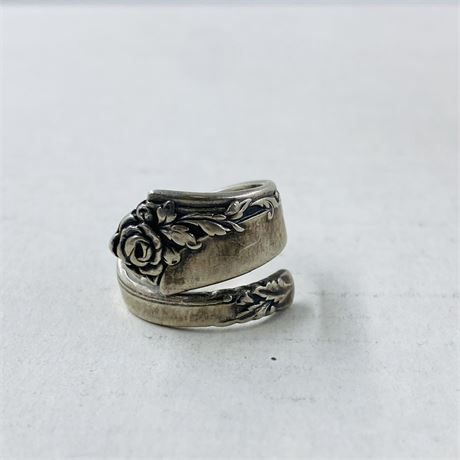 8.9g Sterling Spoon Ring Size 8
