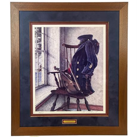 Framed Lithographic Print "The Keeper's House" by Artist Ben Richmond