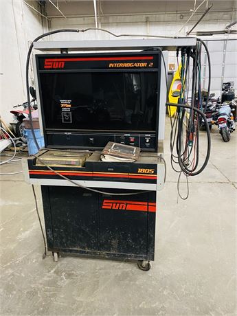 Rare Sun Interrogator II 1805 Diagnostic Machine COMPLETE + WORKING