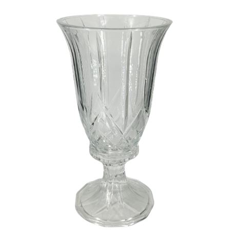 Deplomb 24% Lead Crystal 2 Piece Candle Holder
