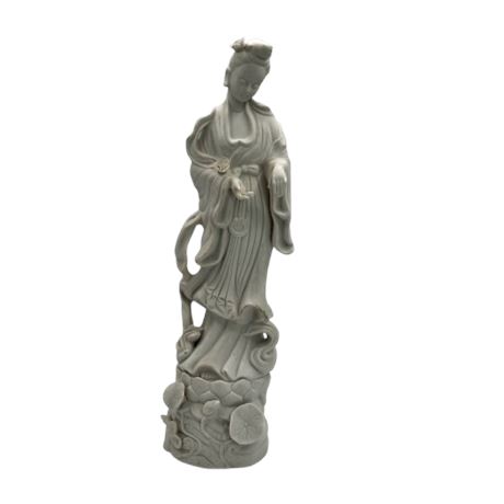 Vintage Kuan Yin Porcelain Figure