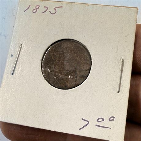 1875 Indian Head Penny