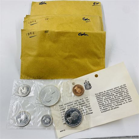 10 - 1964 Canada Proof Like Sets
