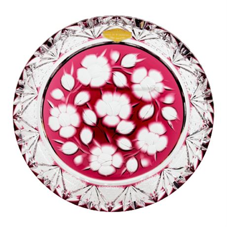 Royal Germania Crystal Floral Annual Plate