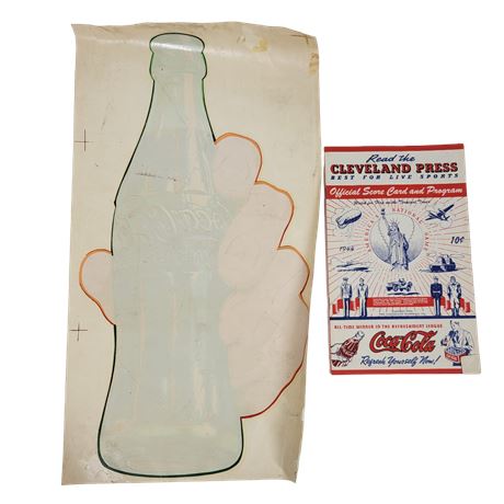 Coca-Cola Code No. 613 Decal / 1944 Cleveland Press