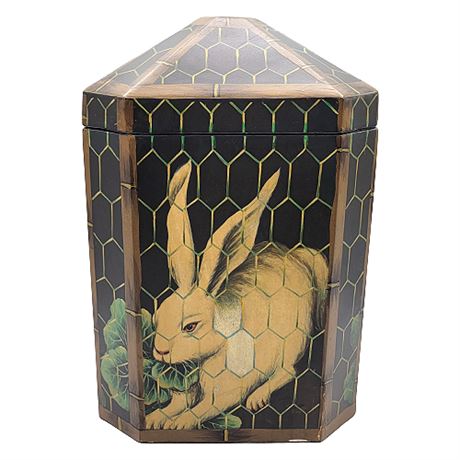 Jeanne Reed's Rabbit Decoupage Decorative Box