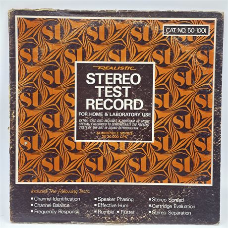 Realistic "Stereo Test Record"