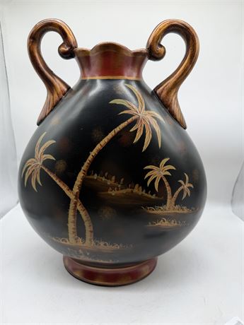 Greenbrier International Palm Tree Vase
