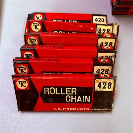 6 NOS 428 Motorcycle Chains
