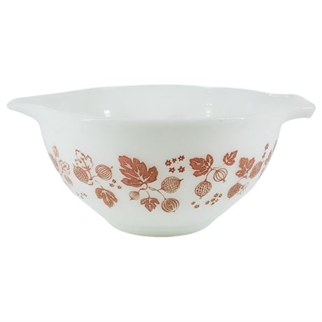 Vintage Pyrex Pink Gooseberry 441 1.5 Pt Cinderella Mixing Bowl