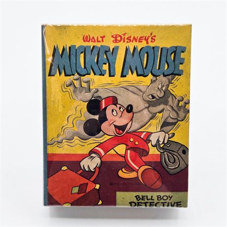Sealed "Mickey Mouse Bell Boy Detective"