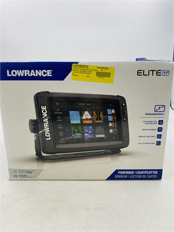 NIB $900 Lowrance Elite Ti2 9” Touchscreen Fish Finder