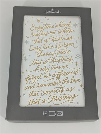 New Hallmark Christmas Cards (16 total)