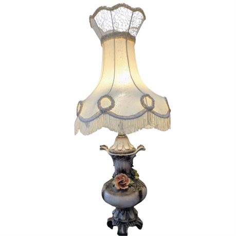Vintage Capodimonte Table Lamp