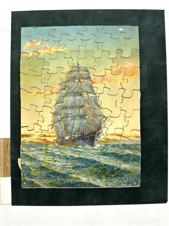 Vintage Small Ship puzzle