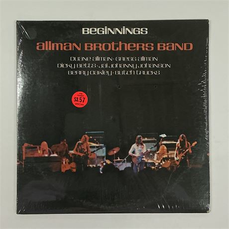 Allman Brothers Band Beginnings Sealed Vinyl Record