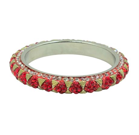 Pot Metal, Rhinestone Bracelet