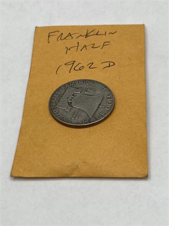 Franklin half dollar 1962D
