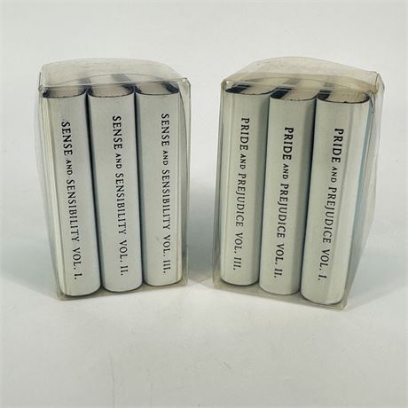 Pair of Miniature Jane Austin Book Sets