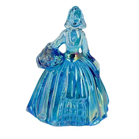Wheaton Glass Blue Carnival Colonial Lady