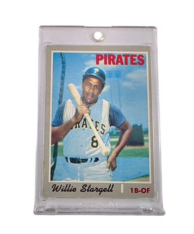 1968 Topps Willie Stargell Baseball Card in Protective Cover