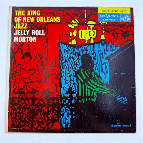 Jelly Roll Morton King of New Orleans Jazz Vinyl Record