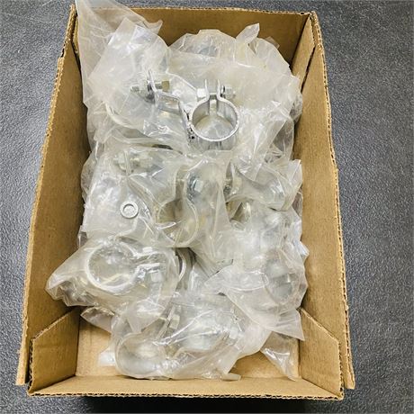 25 NOS Exhaust Brackets