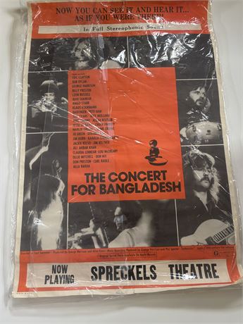 Concert for Bangladesh Poster