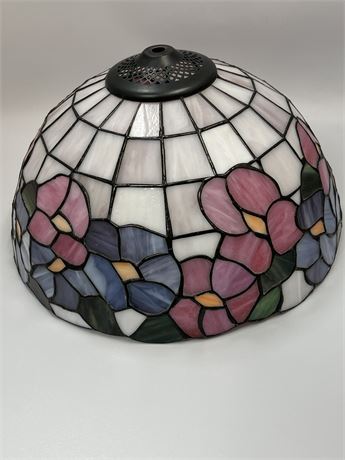 Stained glass lampshade