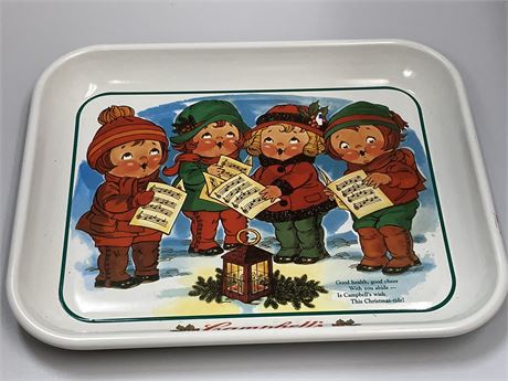 Campbell soup Christmas tray