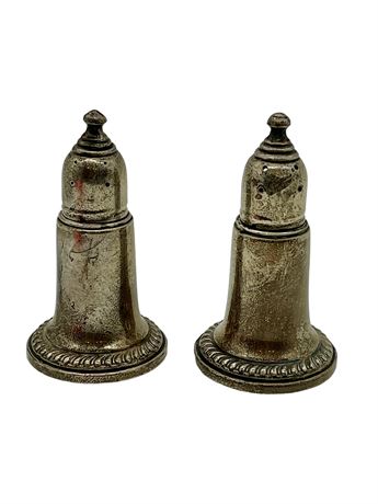 Sterling Silver Weighted Salt & Pepper Shakers