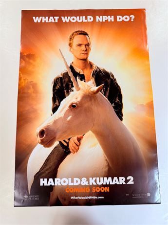 Harold and Kumar Escape From Guantanamo Original DS Rolled 27x40 Movie Poster