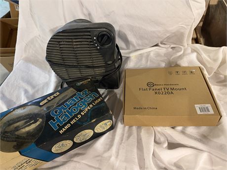 Light, Heater & New Flat Panel TV Mount
