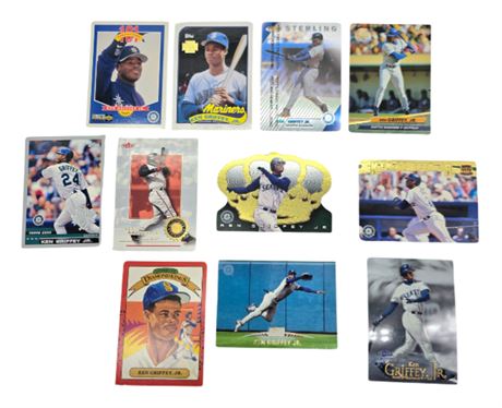 Large Lot of Ken Griffey Jr. Baseball Cards