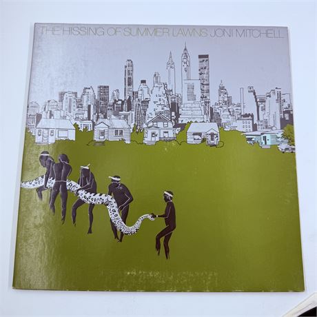 Joni Mitchell Hissing of Summer Lawns Vinyl Record