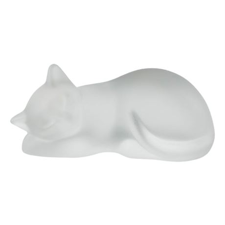 Vintage Lenox Crystal "Fancy Cat: Serene" Cat Figurine