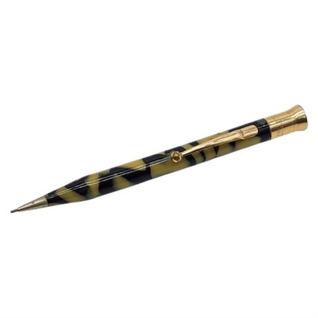 Vintage WEIDLICH PEN CO. Black & Pear Yellow Mechanical Pencil