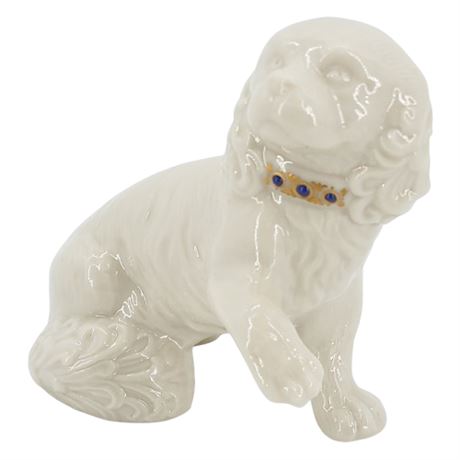 Vintage Lenox China Jewels Cocker Spaniel Dog Figurine