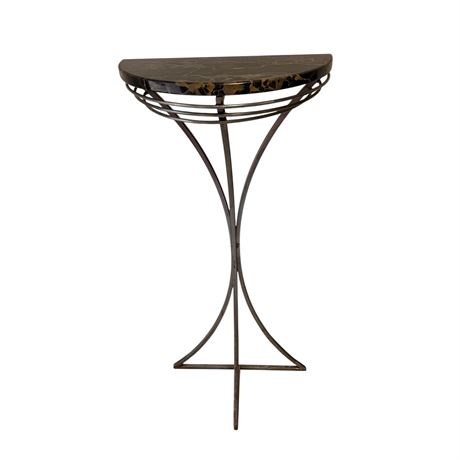 Tall Marble Accent Table