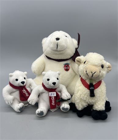 Coke Plush Bears