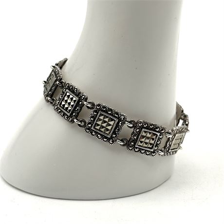 Sterling Marcasite Bracelet