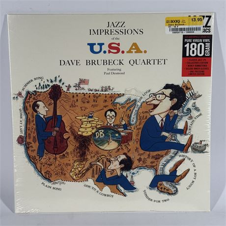 Sealed The Dave Brubeck Quartet "Jazz Impressions Of The U.S.A." LP