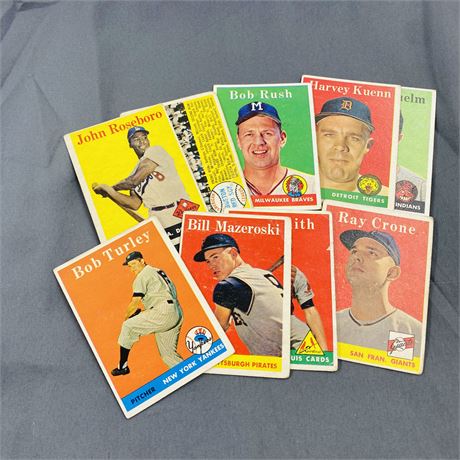 1958 Topps Baseball Lot
