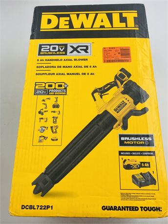 New Dewalt Blower Kit w/ 5ah Battery + Charger