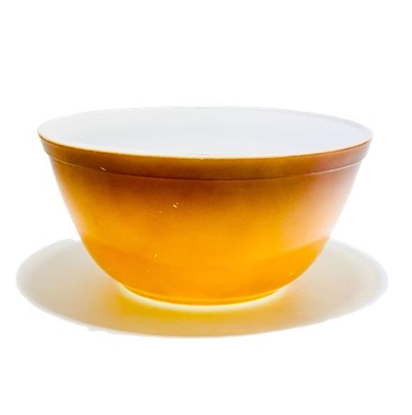 Vtg "Flameglo" Ombre Pyrex 1.5 Quart Bowl